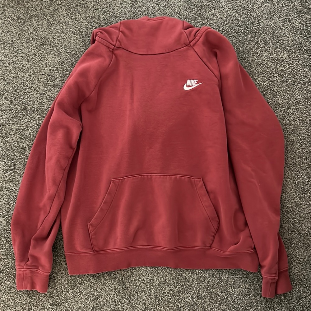 Nike pinkish red hoodie